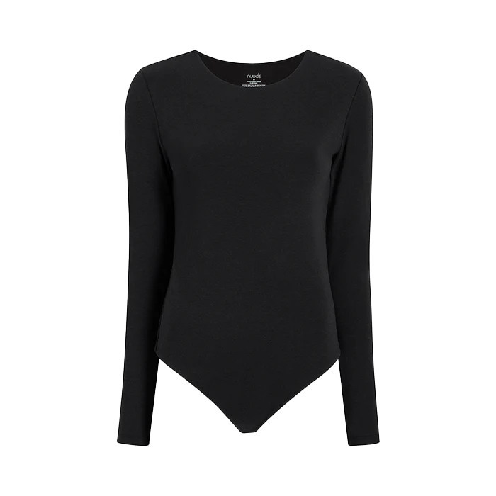 Long Sleeve Crewneck Bodysuit | Nuuds US