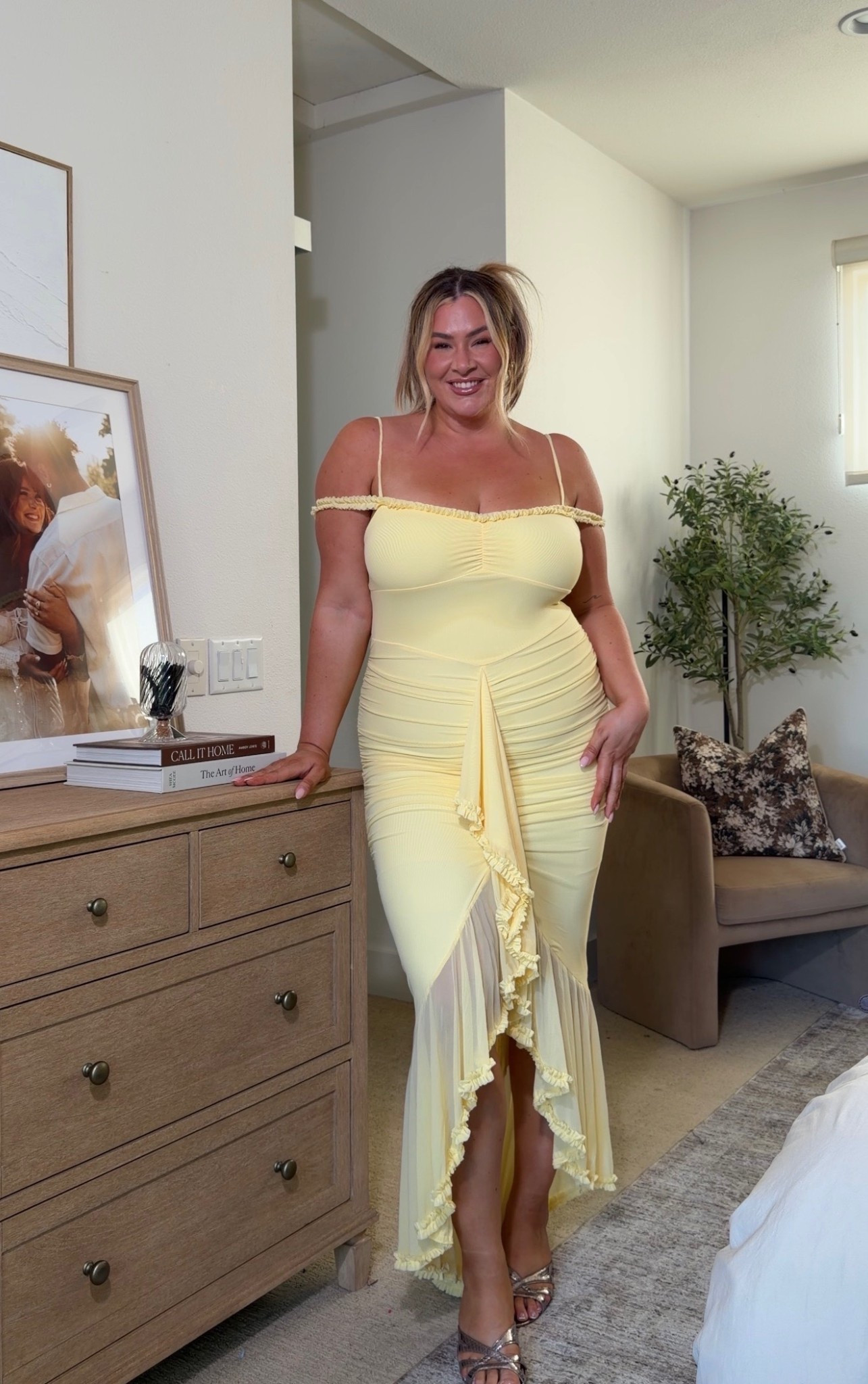 I am actually obsessed with this wedding guest dress from Amazon 🤩 I’m wearing an XL 💛

#LTKMidsize #LTKWedding #LTKSeasonal