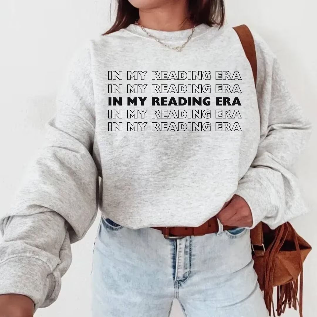 In My Reading Era Sweatshirt Bookish Shirt Book Lover Gift - Etsy | Etsy (US)