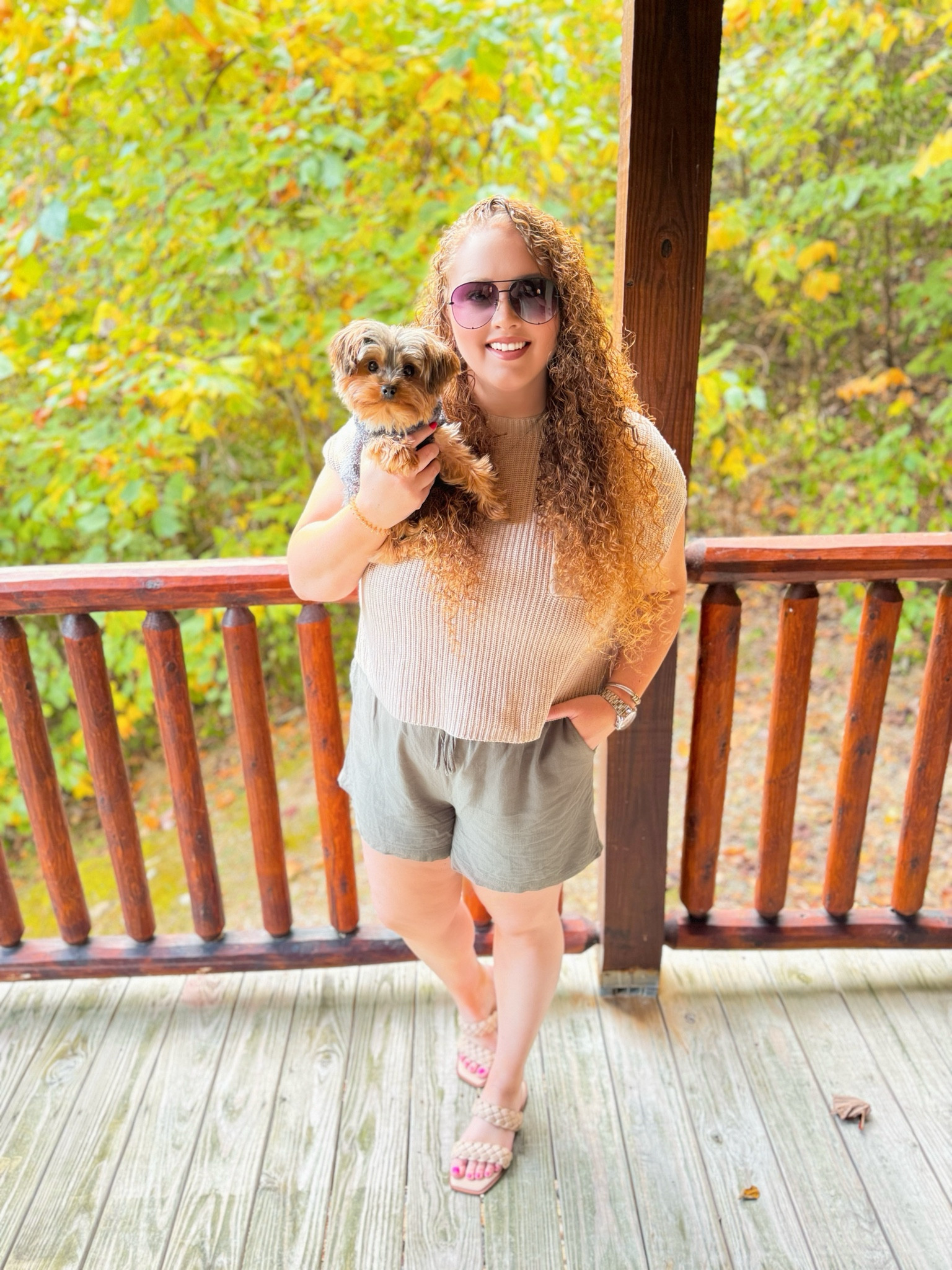 The bestest travel bud 💙🐶short sleeve sweater | Amazon short sleeve sweater | Amazon sweater | shorts | green shorts | Amazon shorts | Amazon green shorts | wide leg shorts | Amazon wide leg shorts | sandals | Amazon sandals | braided sandals | Amazon braided sandals | travel | travel outfit | Amazon travel outfit | Amazon travel look | Amazon finds | Amazon fashion | Amazon look | Amazon outfit | Amazon must haves | fall  |fall  fashion | fall look | fall outfit | Amazon fall outfit 

#LTKMidsize #LTKSeasonal #LTKStyleTip
