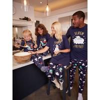 V by Very Ladies Snowman Matching Family Christmas Pyjamas - Navy | Very (UK)