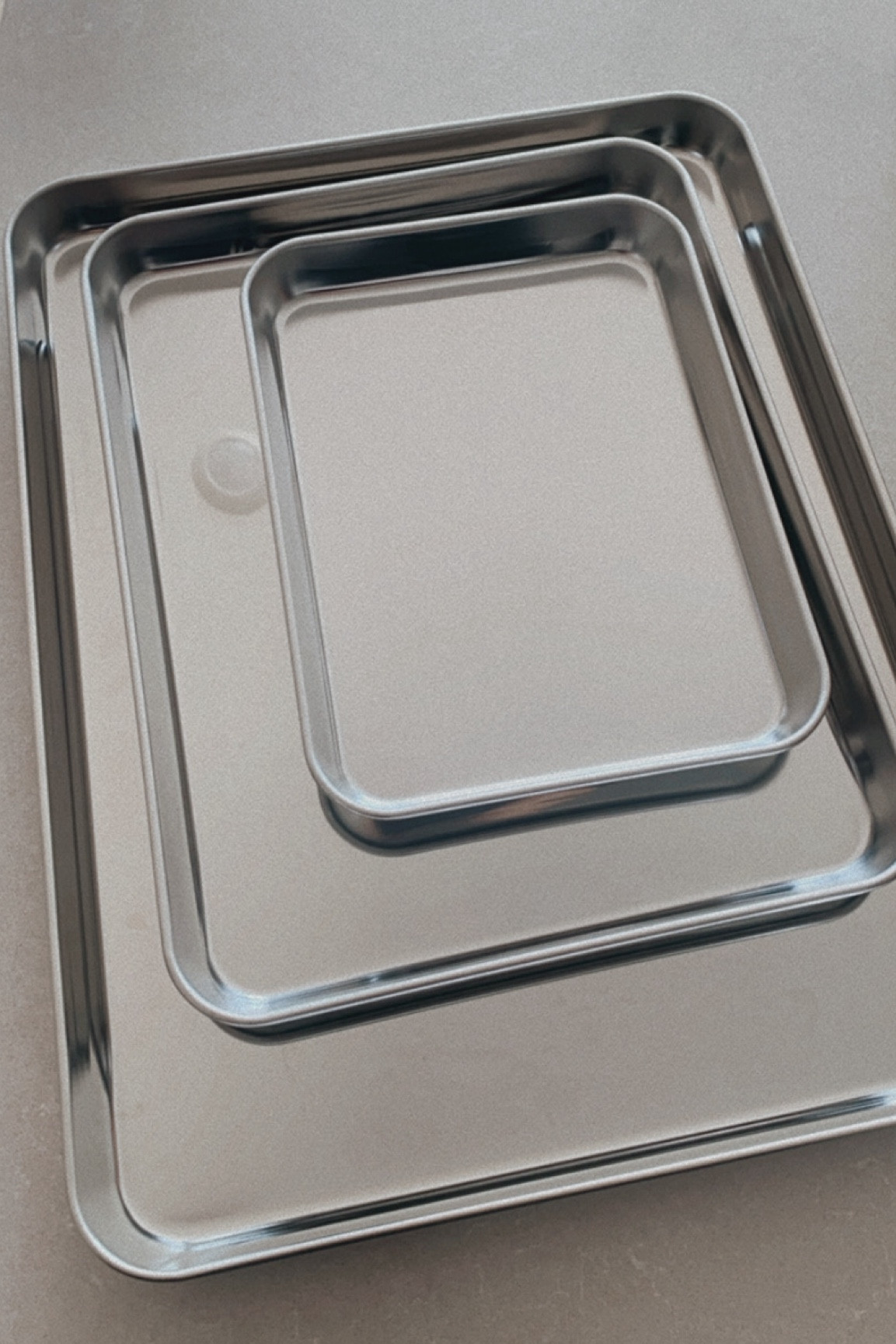 Leaning towards a less toxic lifestyle by replacing my non stick bakeware with stainless steel bakeware 

#LTKhome #LTKMostLoved #LTKfamily