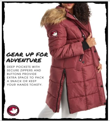 CANADA WEATHER GEAR Women's Heavyweight Long Length Bubble Puffer Jacket 
Black Friday Now $49.98
(was $74.95)

#LTKSeasonal #LTKfindsunder50 #LTKGiftGuide