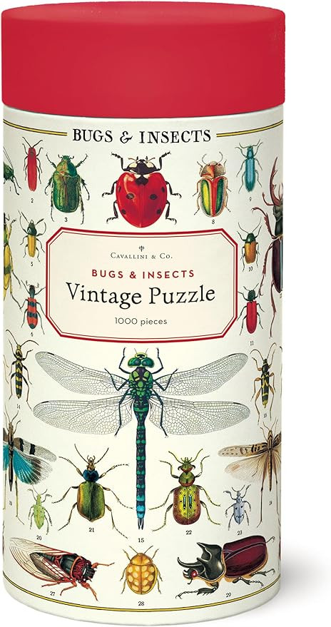 Cavallini 1000 Piece Puzzle, Bugs and Insects (PZL/Bug) | Amazon (US)
