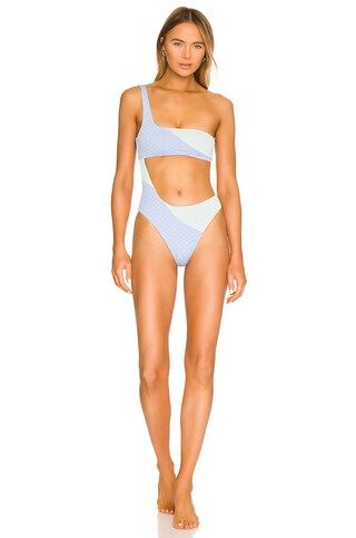 Lovers and Friends Catcha Wave One Piece in Blue Seafoam from Revolve.com | Revolve Clothing (Global)