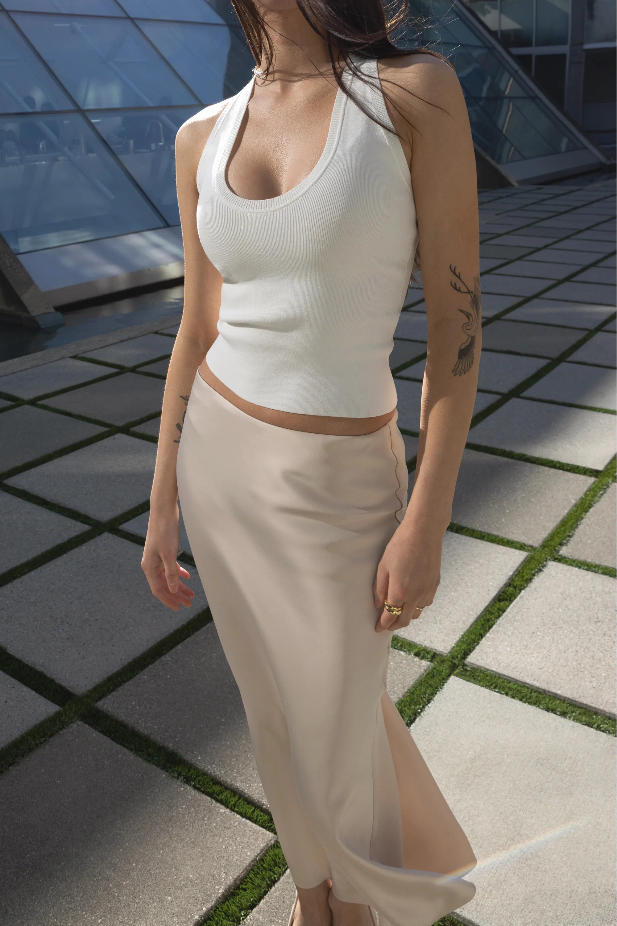 KNIT FORM RACERBACK TANK TOP | OAK + FORT