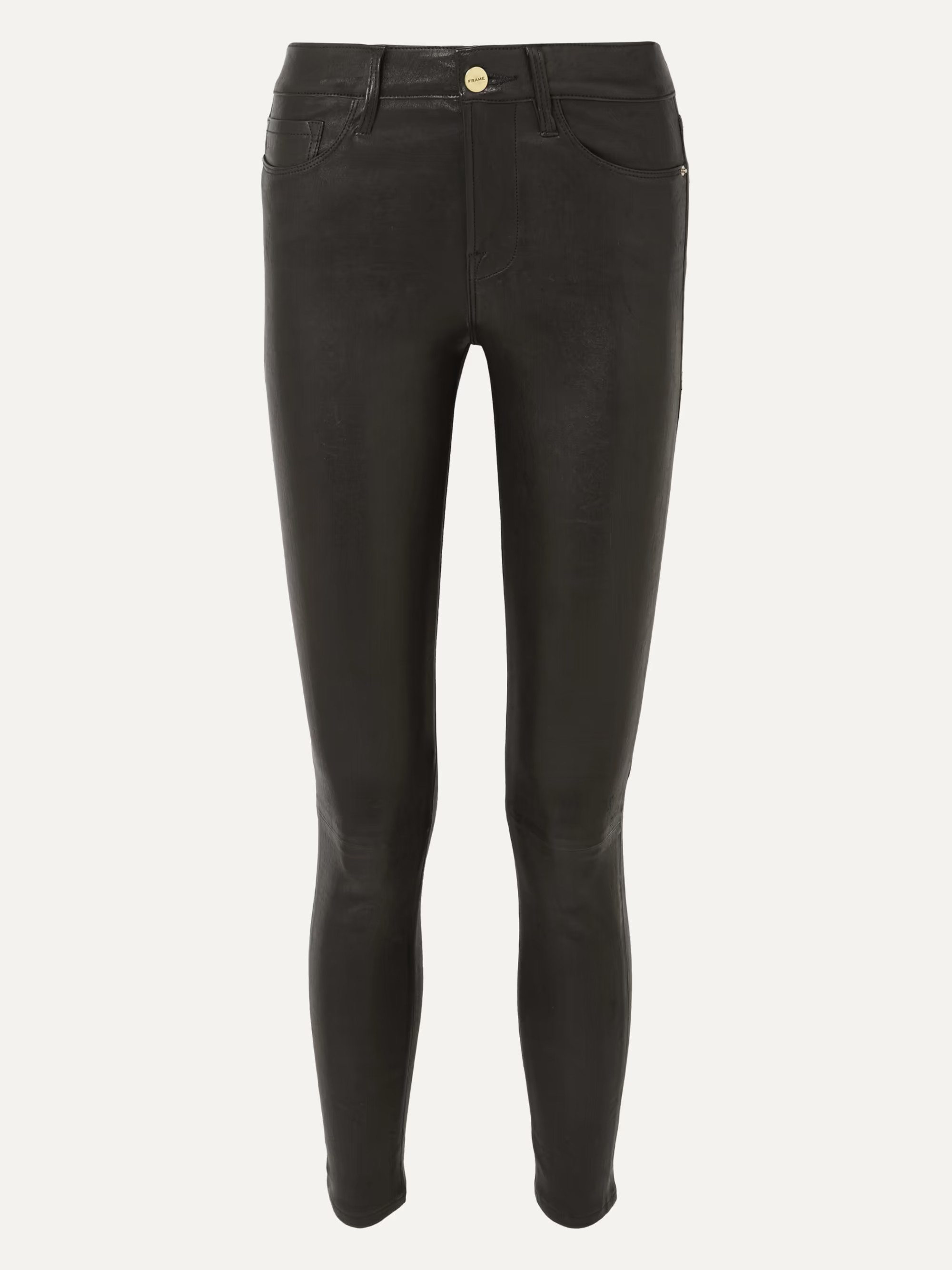 Black Le High Skinny leather pants | FRAME | NET-A-PORTER | NET-A-PORTER (US)