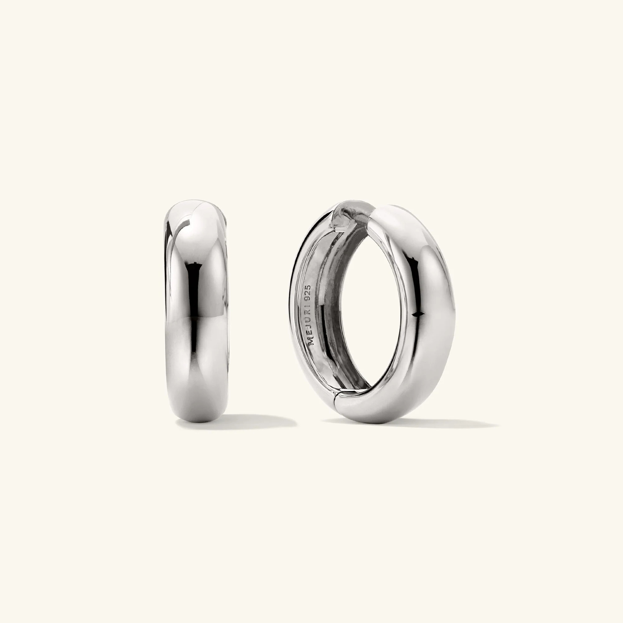 Chunky Large Hoops | Mejuri Fine Crew