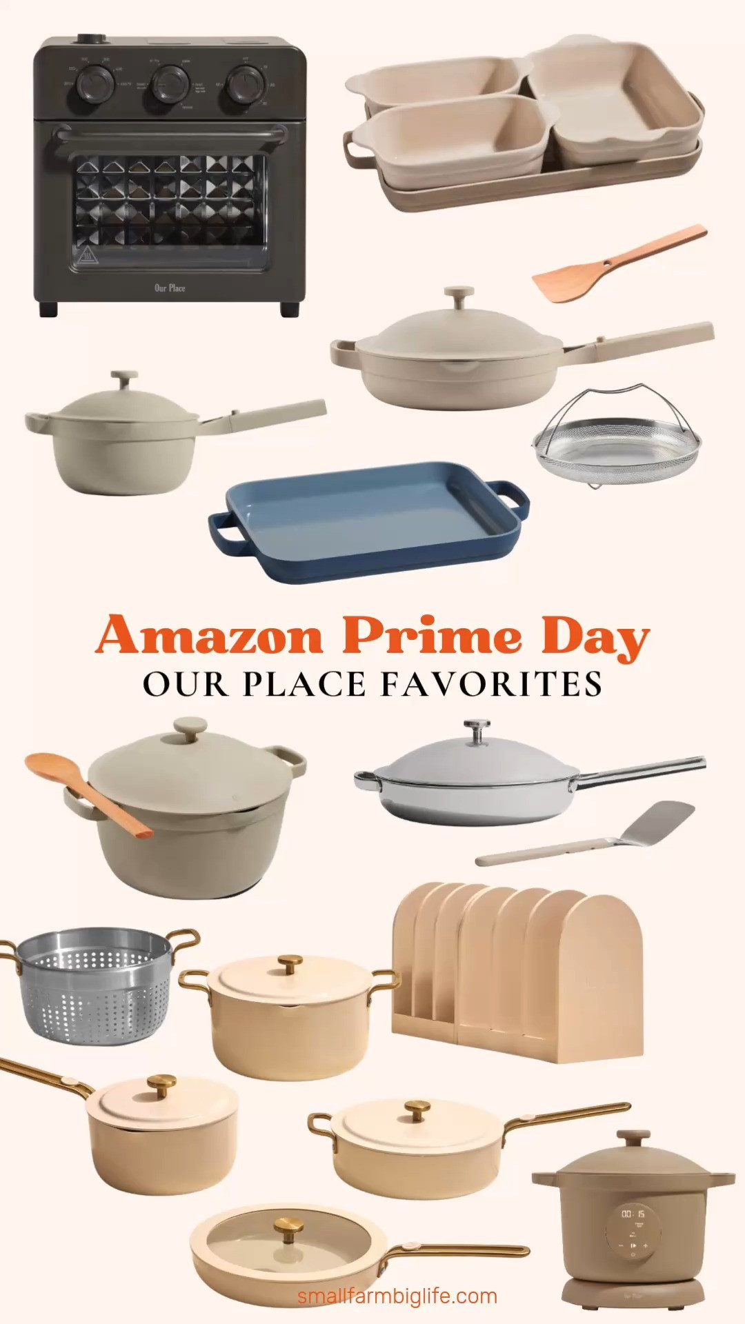 Our Place is one of my favorite kitchen brands and Amazon Prime Day is the best time to grab anything on your wish list because they do go on sale. I have the Perfect Pot, the Mini Perfect Pot, and the Always Pan 2.0 and use all three constantly in my kitchen. The Perfect Pot is my most used piece and the one I always recommend first. The ceramic coating makes cleanup so easy and they are beautiful enough to go straight from the stove to the table. On my wish list for this Prime Day are the Wonder Oven, the Titanium Always Pan Pro, the 5 piece ceramic bakeware set, and the Dream Cooker multicooker. If you have been thinking about investing in Our Place pieces, Prime Day is the time to do it. Tap to shop and save the post so you have it ready when the sale goes live June 23! 

 #LTKfoodie #LTKHome #LTKSaleAlert