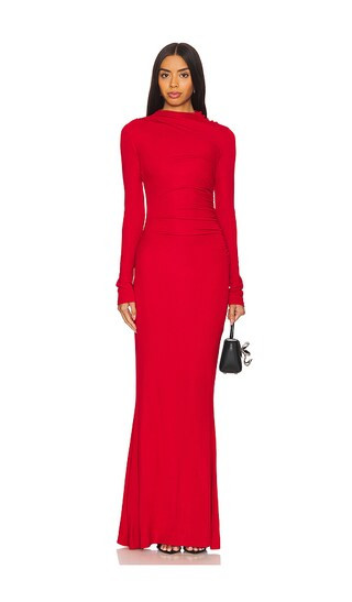 x REVOLVE Suki Gown in Red | Revolve Clothing (Global)