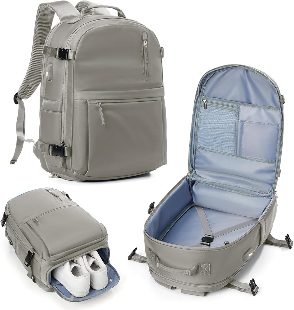 Cypak Large Travel Backpack for Women Men Waterproof Luggage Utility Backpack with USB Charging P... | Amazon (US)