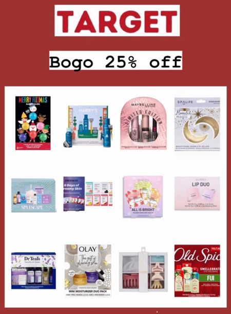 Target BOGO 25% off gift sets! 

#LTKHoliday #LTKGiftGuide #LTKSeasonal