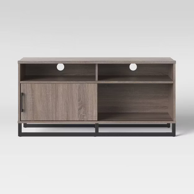 Mixed Material TV Stand for TVs up to 54" Gray - Room Essentials™ | Target