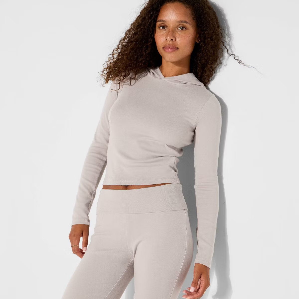 Women's Slim Fit Long Sleeve Hoodie - Wild Fable™ | Target