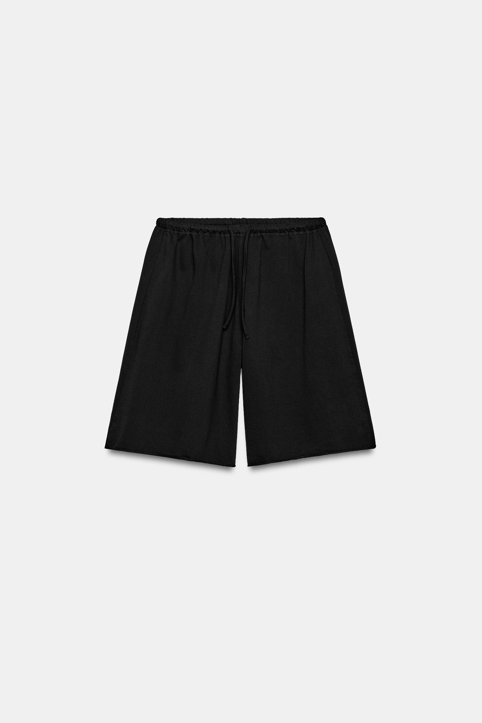 COTTON DRAWSTRING SHORTS | Zara US