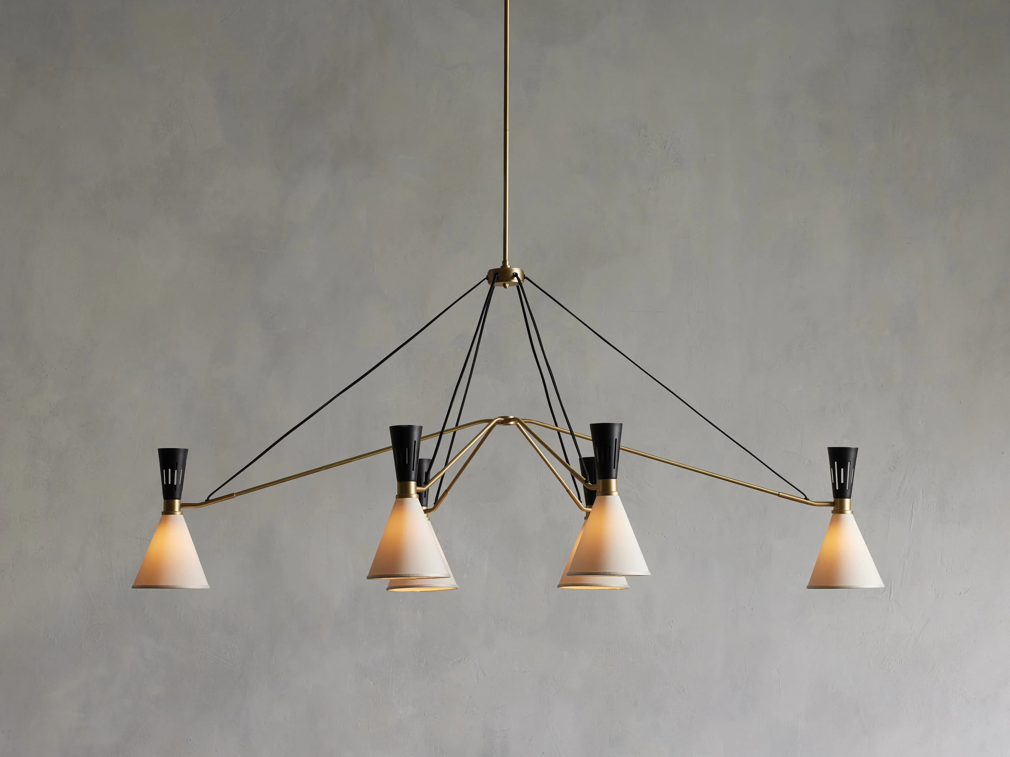 Ramsey 6 Light Linear Chandelier | Arhaus