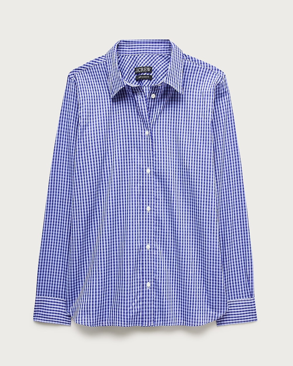 Jules classic-fit shirt in gingham sateen | J. Crew US