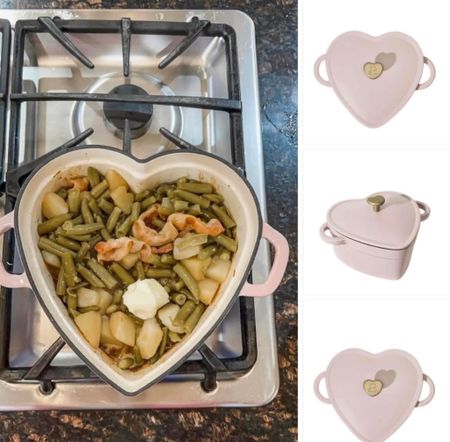 Who else is obsessed with Dutch ovens ? And this one is especially fun for Valentines and Mother’s Day! Would make a great gift! 

🤍💓🤍 especially for my sweet Neesie’s green beans & potatoes! 
#crazybusymama #dutchoven

#LTKover40 #LTKhome #LTKGiftGuide