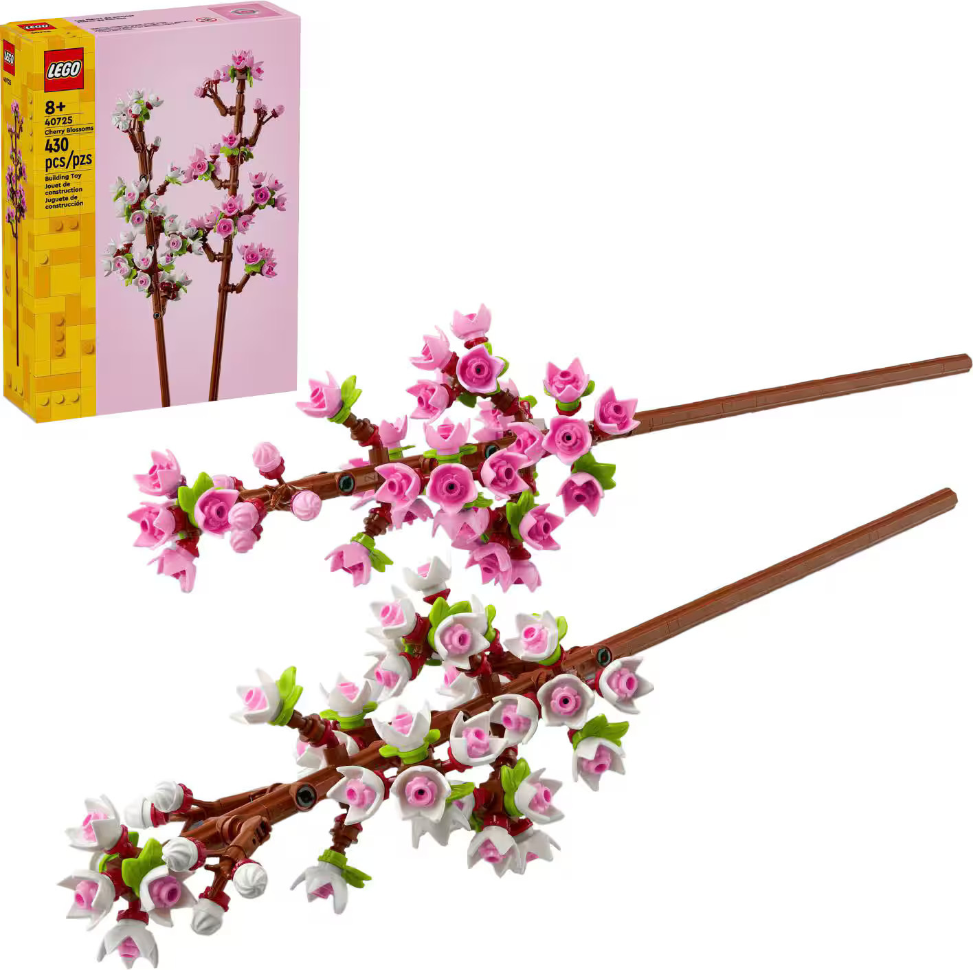 LEGO - Cherry Blossoms Celebration Gift, White and Pink Cherry Blossom 40725 | Best Buy U.S.