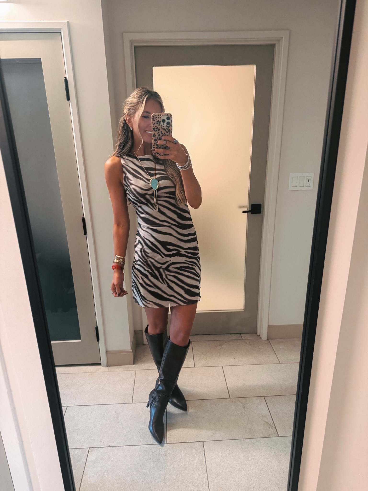 Wearing this cute zebra print dress to a happy hour tonight! The star of the show is the Target SPANX situation underneath!

#LTKootd #LTKgrwm #LTKdayinmylife