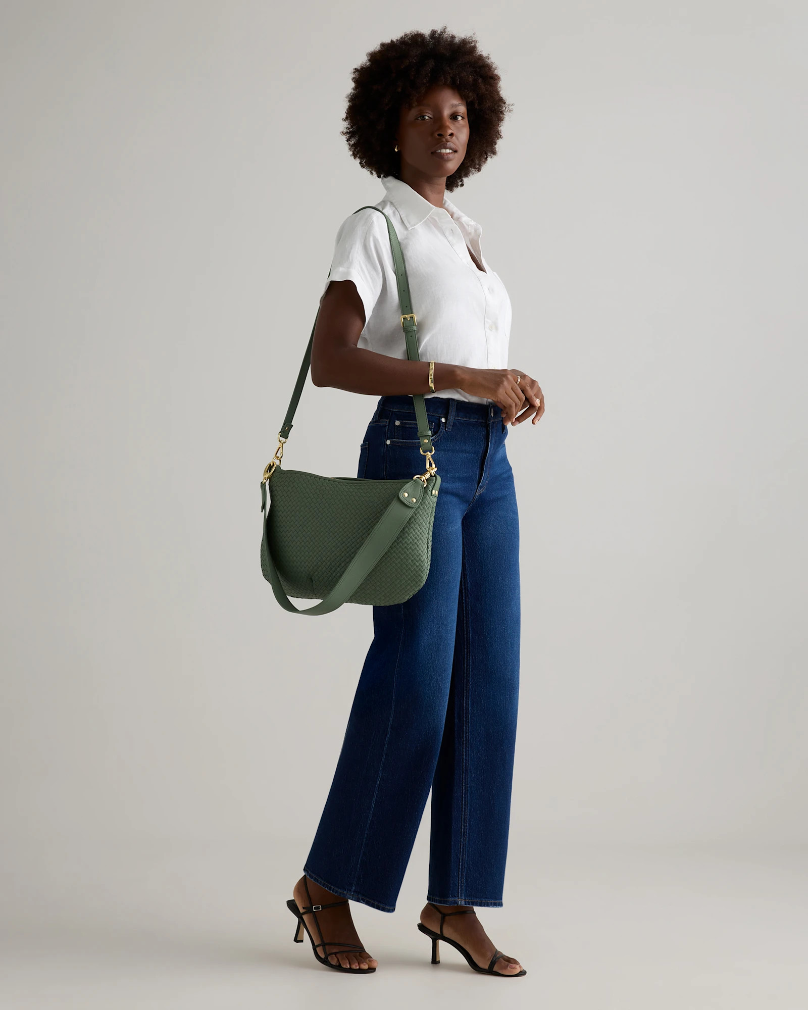 Sloane Handwoven Shoulder Bag | Quince