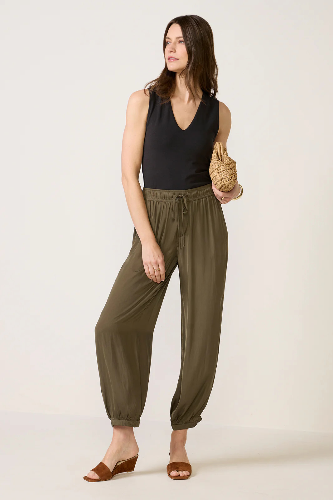 Melody Soft Micro Balloon Pant | Evereve