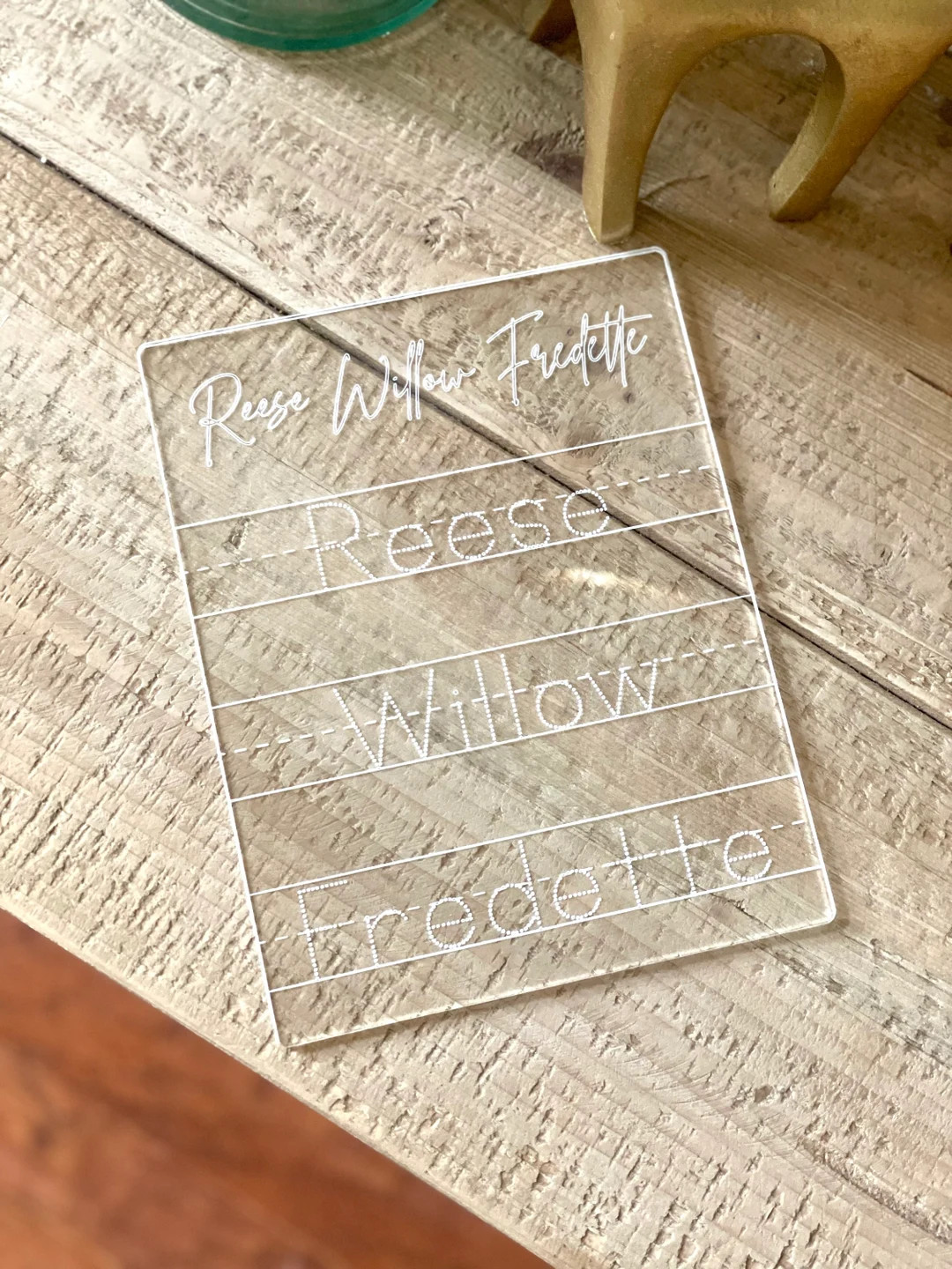 Custom Acrylic Name Tracing Board - Etsy | Etsy (Global)