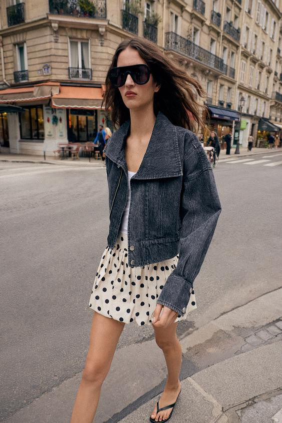 POLKA DOT BALLOON SKORT | Zara US
