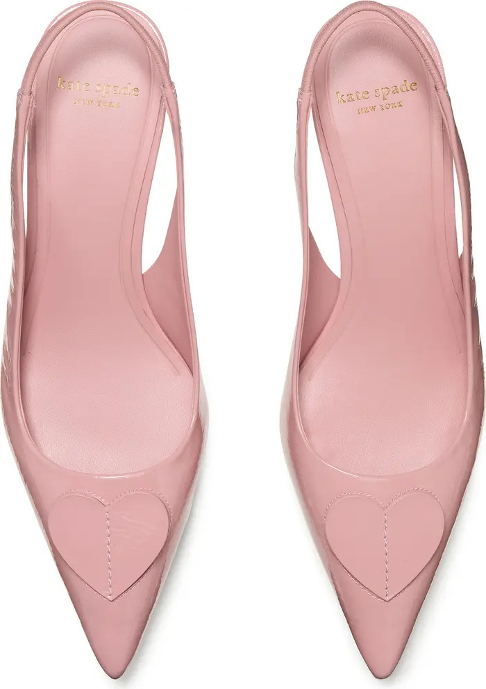 lover crinkle patent leather slingback pump (Women) | Nordstrom
