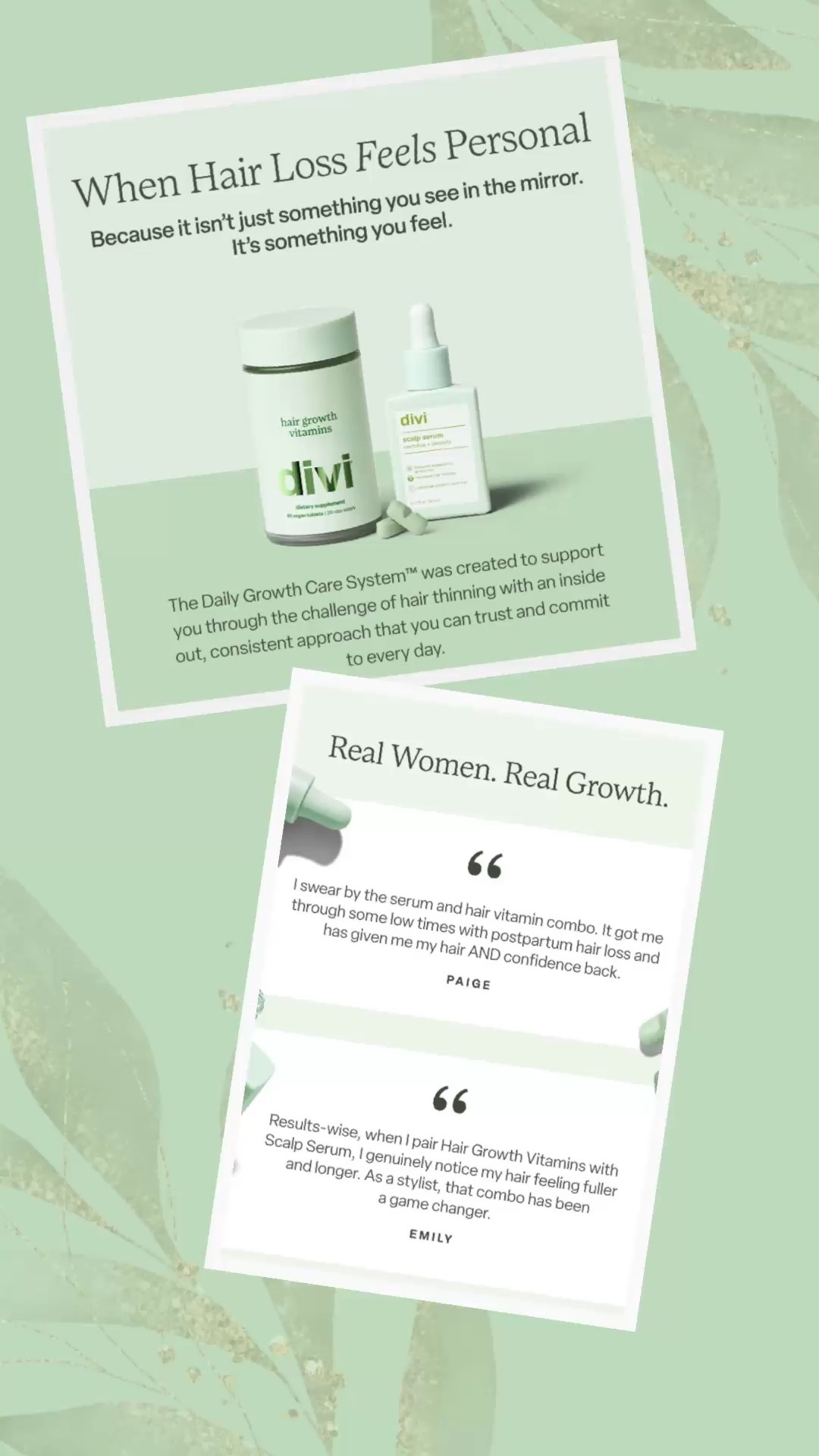If you’re looking for hair growth and scalp health products, Divi has been one of my favorite discoveries. 

Their formulas focus on creating a healthy scalp environment so hair can grow stronger and fuller. 

Linking my Divi favorites here.

#LTKselfcare #LTKmomlife #LTKgrwm