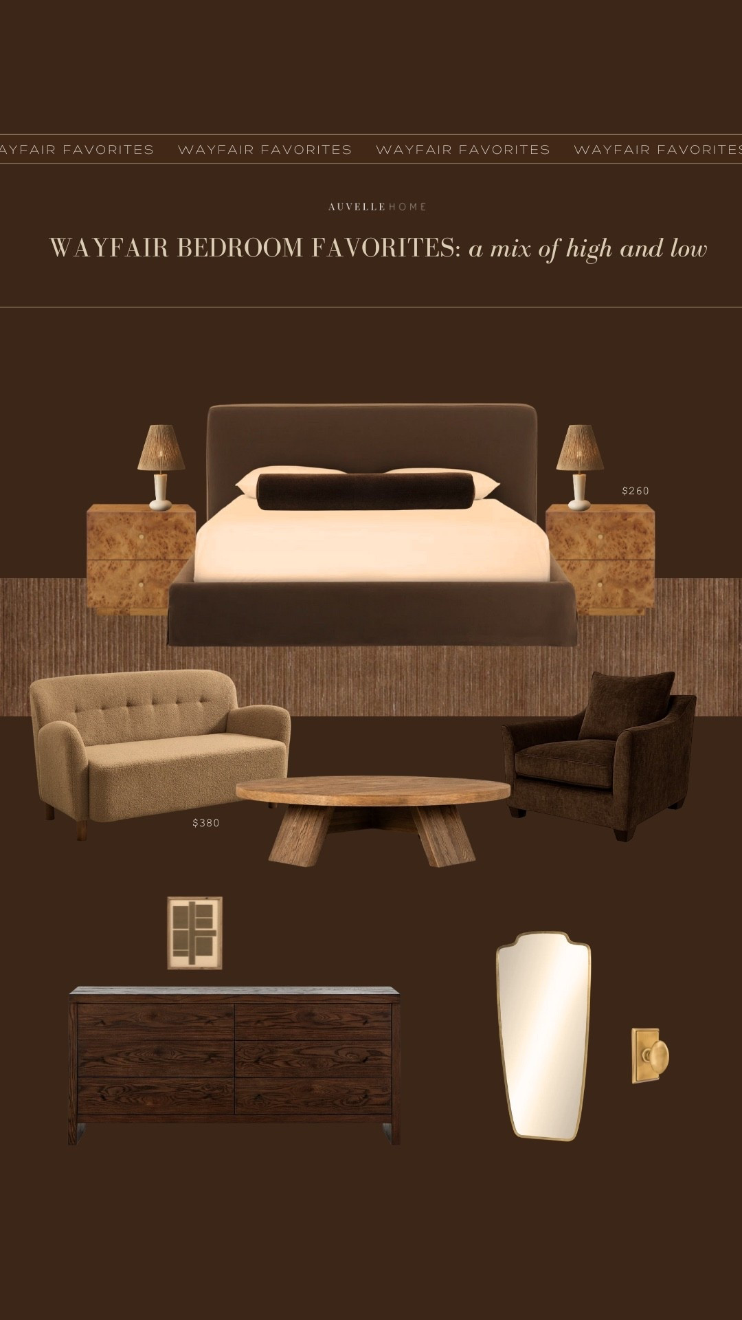 wayfair bedroom finds 