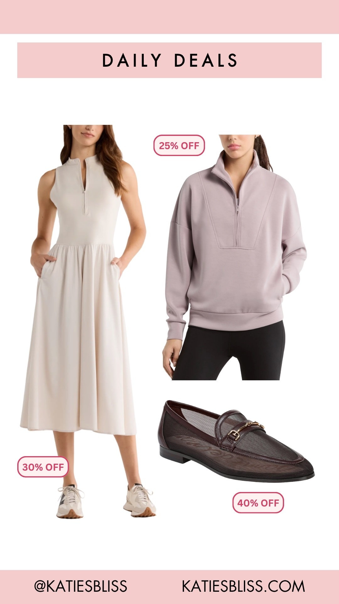 Daily deals ✨

Nordstrom. Deal. Sale. Markdown. Zella. Athletic. Workout. Pullover. Dress. Loafer. Mesh. 



#LTKActive #LTKSaleAlert