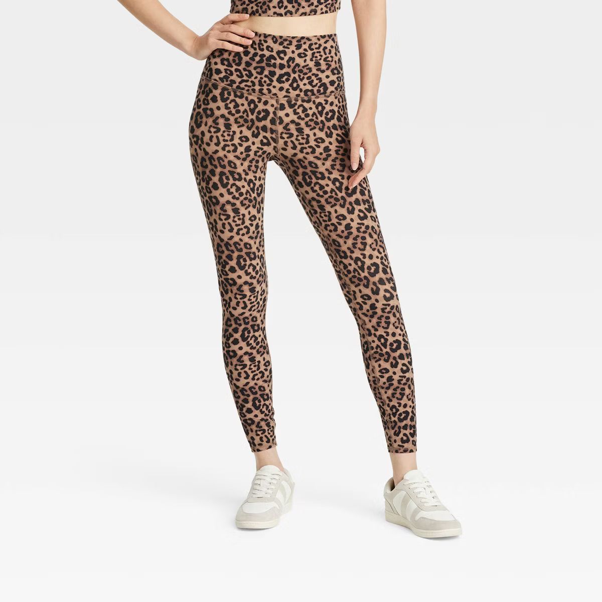 Women's Leopard Print High-Rise Leggings - JoyLab™ | Target