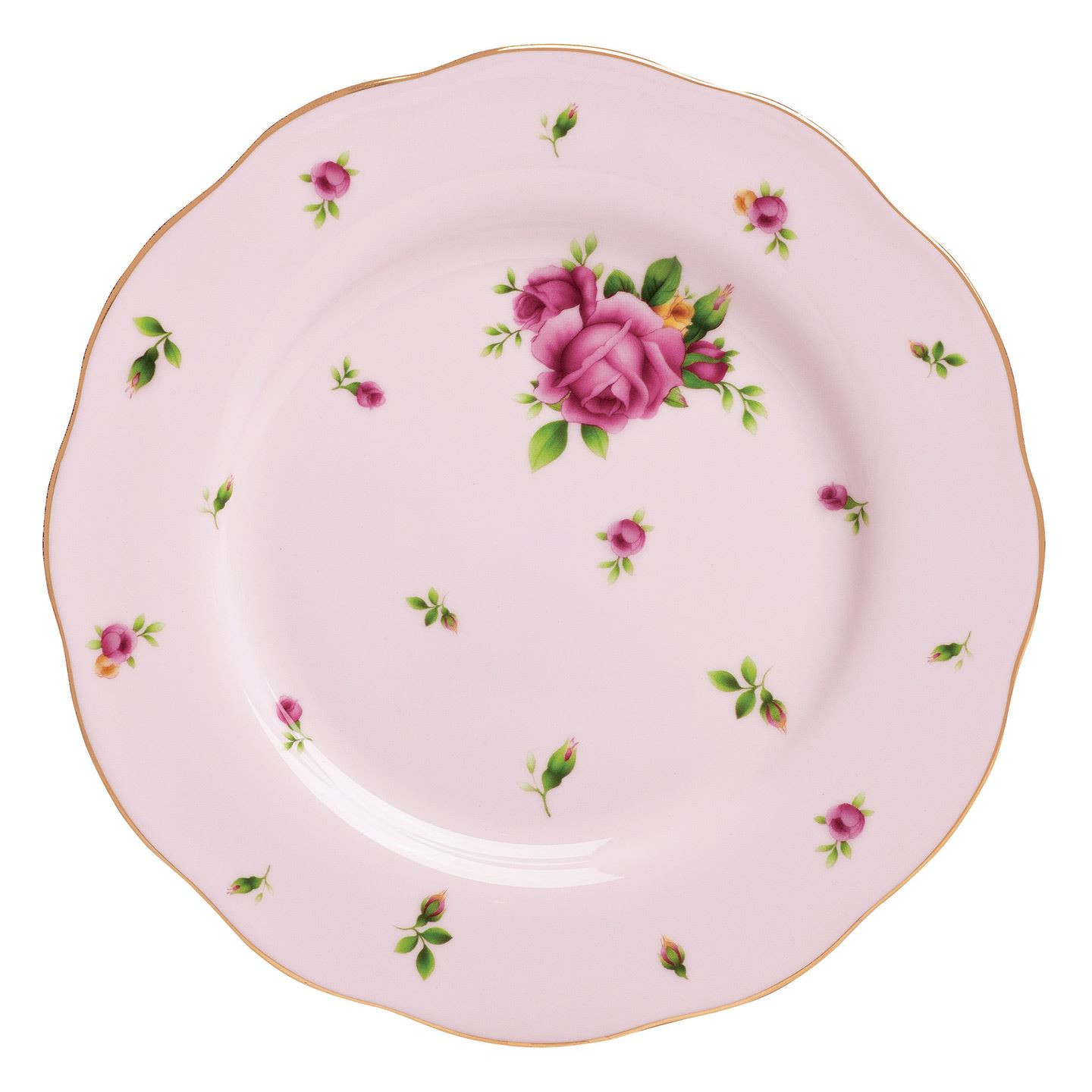 Royal Albert New Country Roses Pink Vintage Salad Plate | Royal Albert | Wedgwood