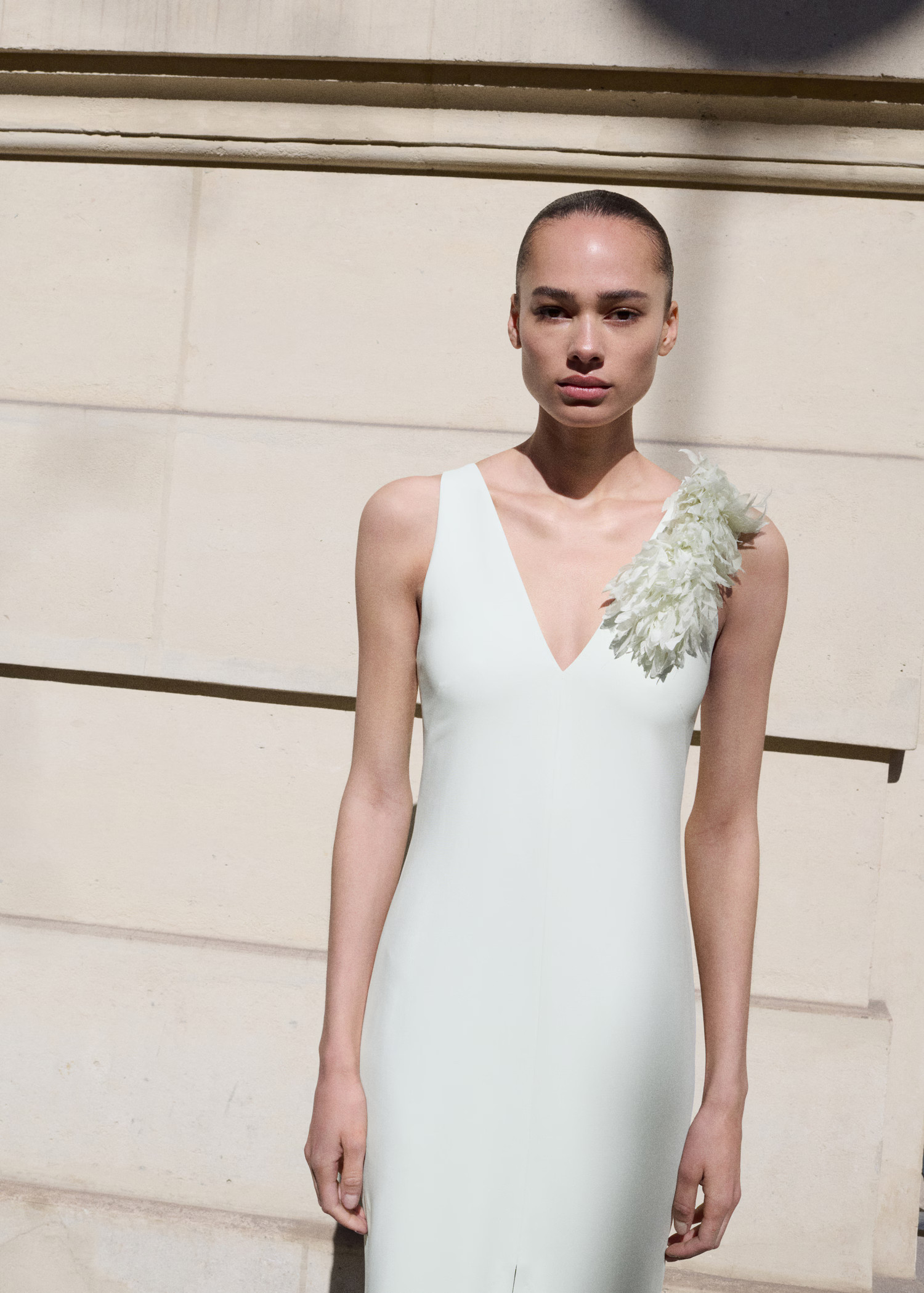 Floral dress with slit detail - Women | MANGO United Kingdom | MANGO (UK)