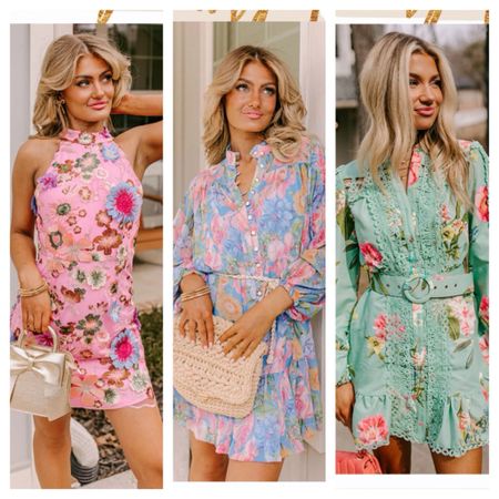 Floral dresses, floral embroidered dress, Easter dresses, pastel dresses, grandmillennial stylee

#LTKfindsunder100 #LTKstyletip #LTKSeasonal