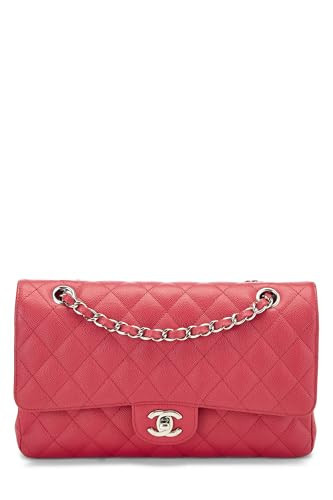 Chanel, Pre-Loved Red Quilted Caviar Classic Double Flap Medium, Red | Amazon (US)