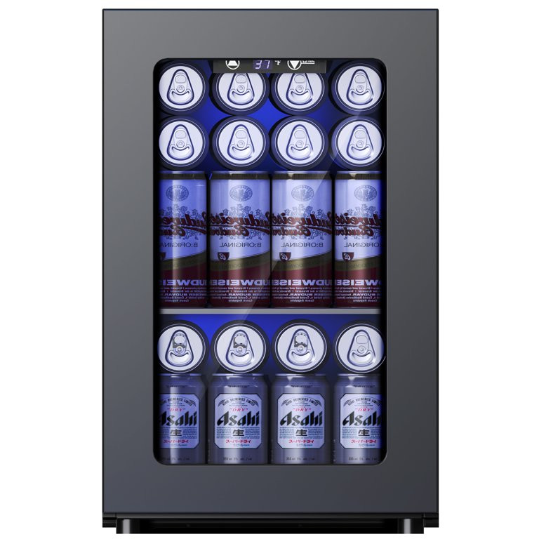 Simzlife 6 Bottles and 24 Cans Mini Beverage Refrigerator & Portable Wine Cooler Refrigerator wit... | Walmart (US)