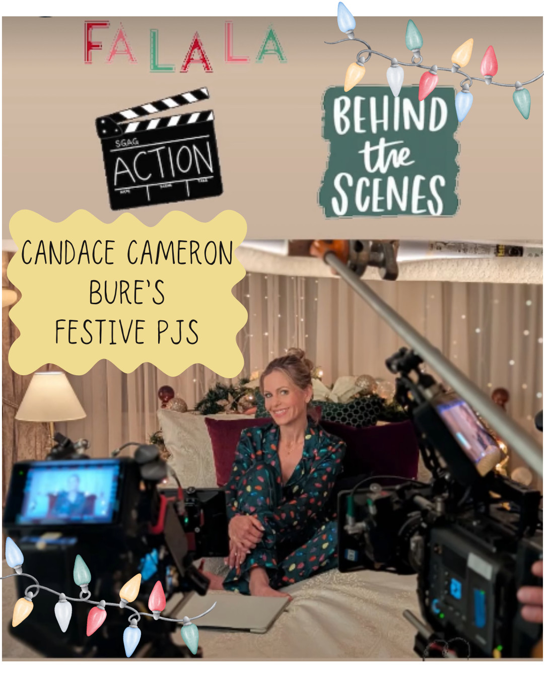🎄✨ Candace Cameron Bure is shining bright once again in another Great American Family Christmas movie coming this holiday season! 🎬

Check out her adorable festive lights pajamas from this behind-the-scenes pic!

Can't wait to watch this new movie!
 

 #LTKSeasonal #LTKFindsUnder100 #LTKStyleTip