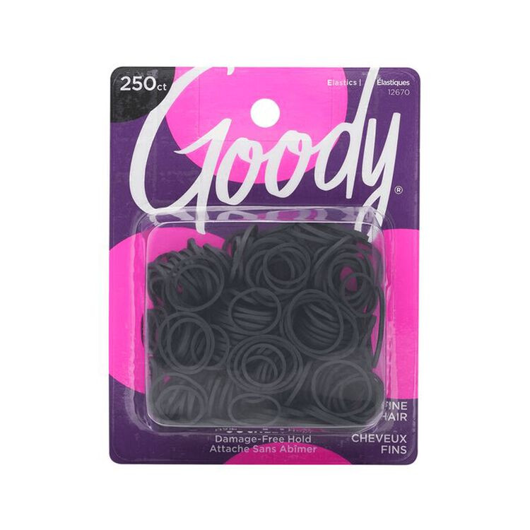 Black Rubber Bands 250 Count | Sally Beauty
