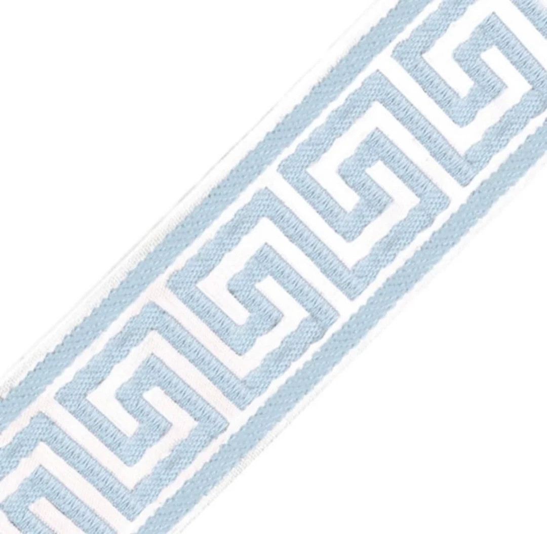 Designer Trim by the Yard Greek Key Athena Geometric Jacquard - Etsy | Etsy (US)