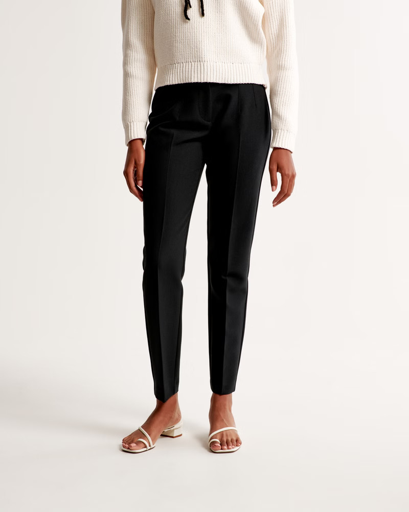 Women's Slim Straight Tailored Pant | Women's Bottoms | Abercrombie.com | Abercrombie & Fitch (US)