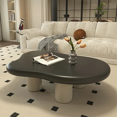 48.42" Modern Coffee Table for Living Room, Cloud - Shaped Coffee Table with 4 Legs | Wayfair North America