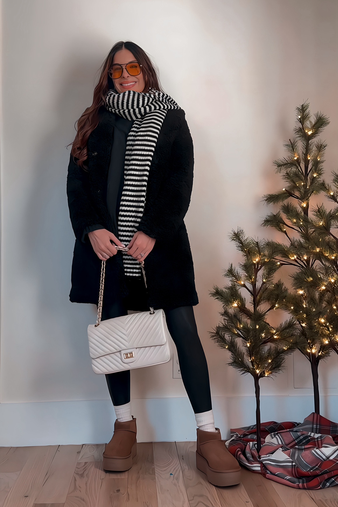 Winter is coming style series day 1 of 30

Can never go wrong with all black + a pair of platform uggs! I also love how this striped scarf livens it all up! One of my favorite accessories that I currently own! It would also make a great gift! 

#LTKfindsunder100 #LTKGiftGuide #LTKCyberWeek