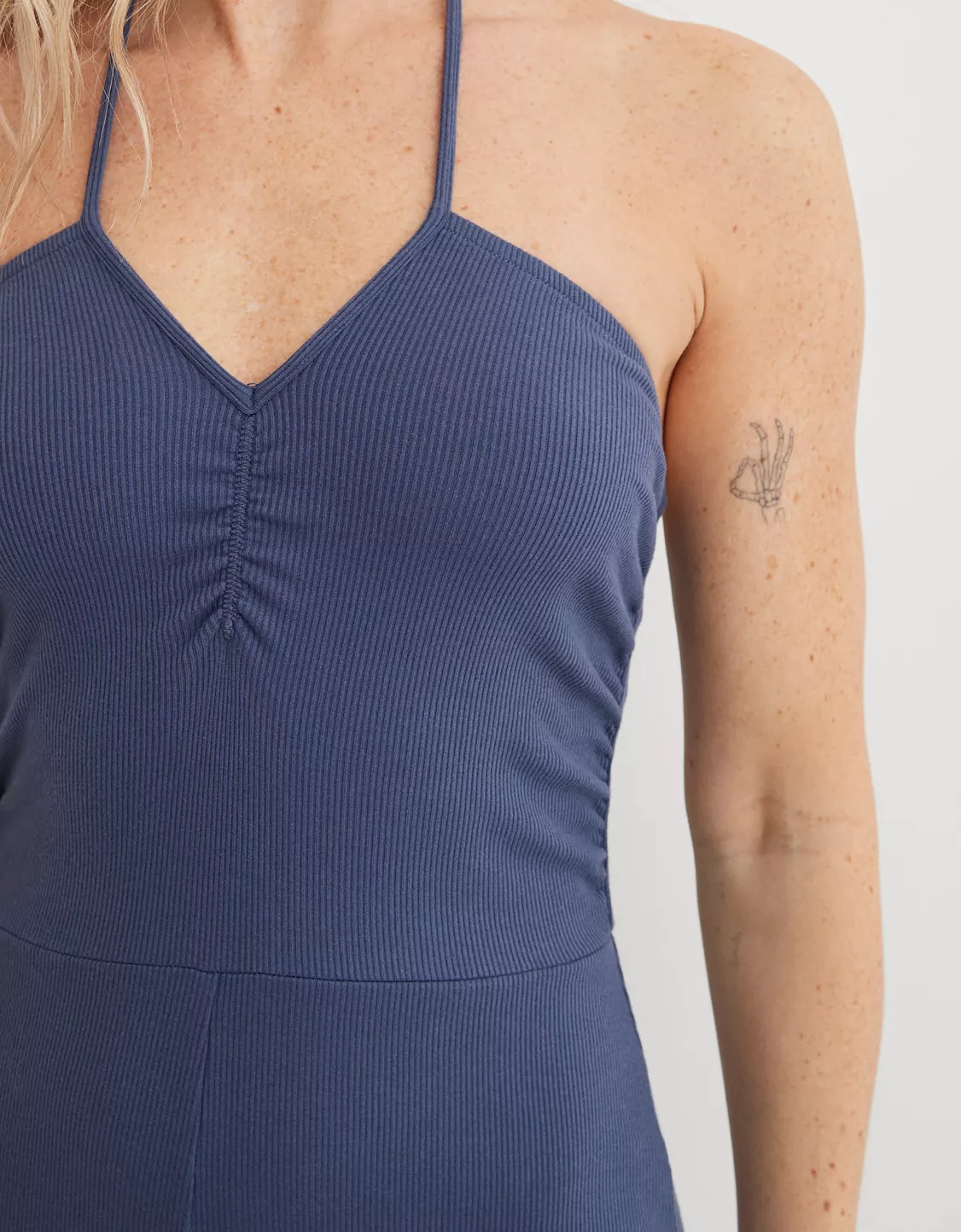 Aerie Halter Ribbed Jumpsuit | Aerie