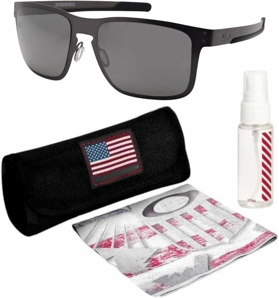 Oakley HOLBROOK METAL OO4123 Square Shape Sunglasses With Official Eyewear Kit | Amazon (US)