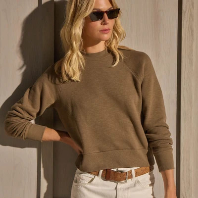 French Terry Crew Sweatshirt - Earth | James Perse (US)
