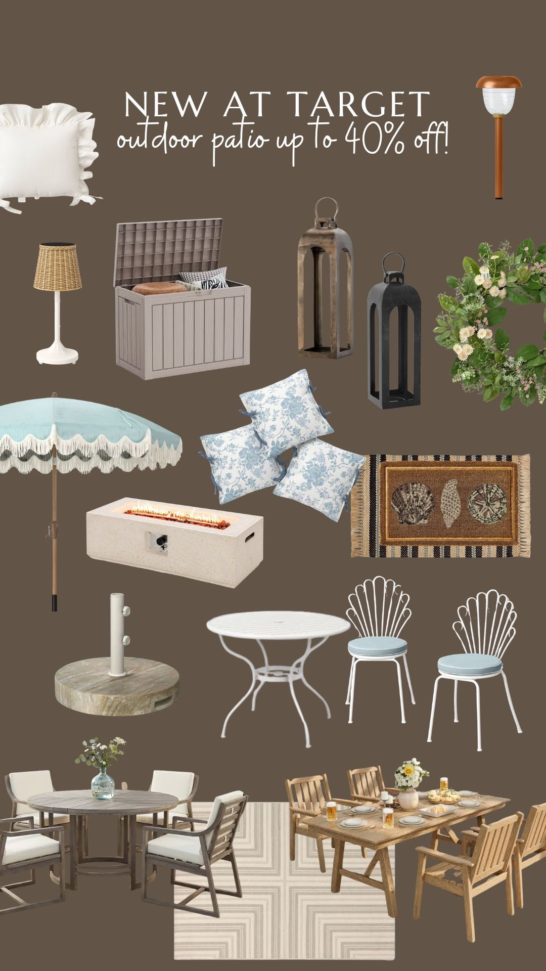 Target patio! 

#LTKHome #LTKSeasonal #LTKSaleAlert