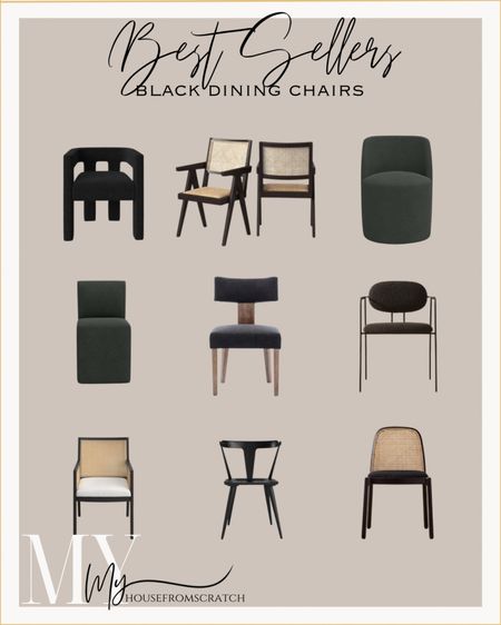 Dining chairs, black dining chairs 

#LTKstyletip #LTKsalealert #LTKhome