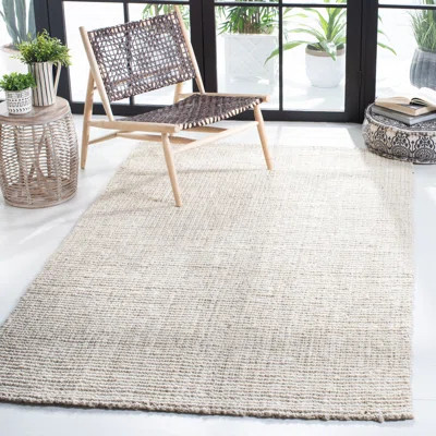 Estrin Natural Fiber Hand Woven Jute Solid Color Rug | Wayfair North America